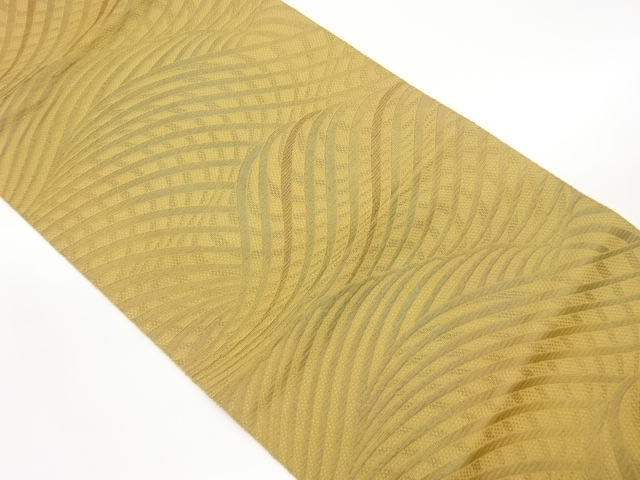 幾何学模様織出し名古屋帯